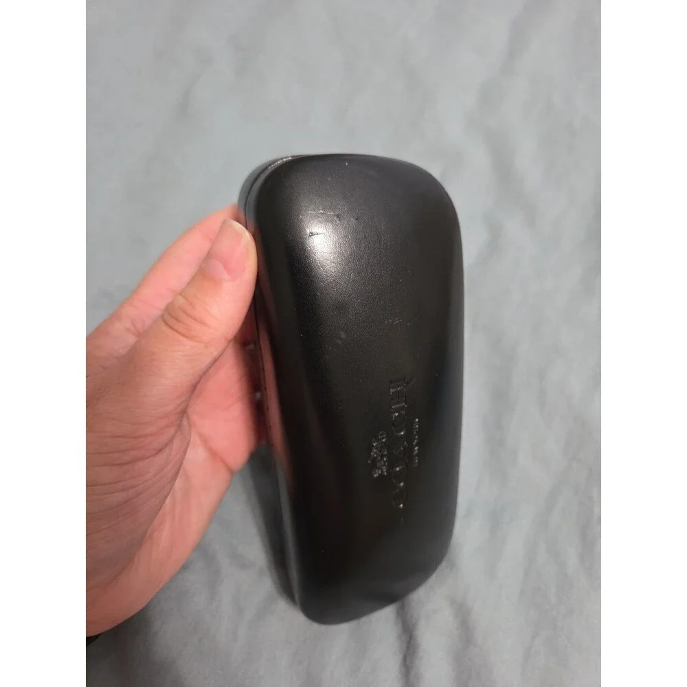 Coach New York Black Eyeglasses Sunglasses Hard Clamshell Case Authentic